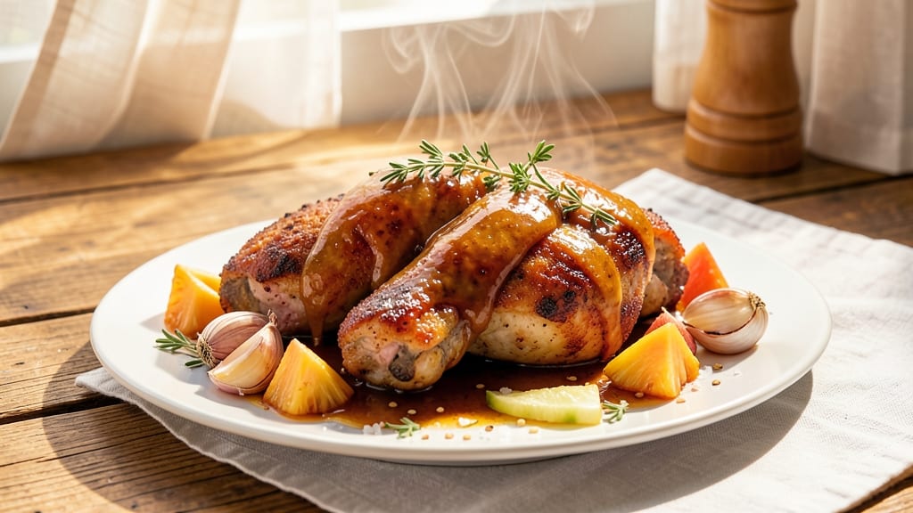 Chicken Recipe with Pineapple Juice and Brown Sugar: Caramelized Glaze That Sticks to Every Bite