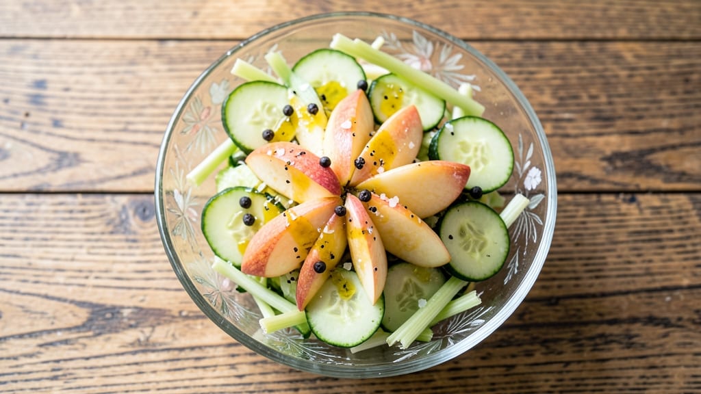 Cucumber Celery Apple Salad Recipe: Refreshing Crunch With Zesty Lime Dressing