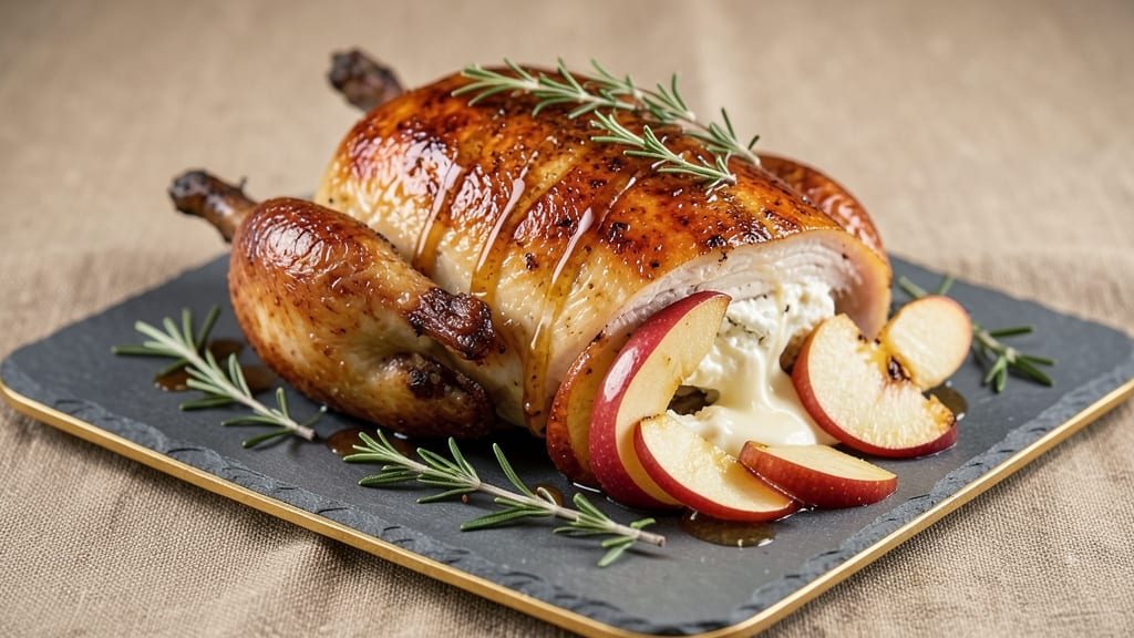 Creme Brie and Apple Stuffed Chicken Recipe: Melty Cheese Meets Caramelized Apple Crunch