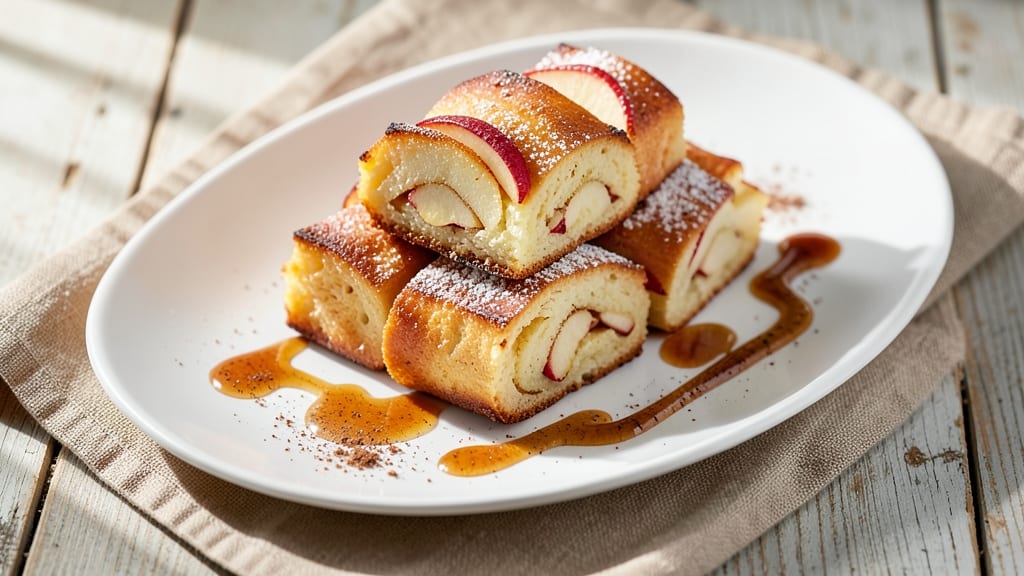 Apple French Toast Roll-Ups Recipe: Crispy Edges, Sweet Apple Filling Bites