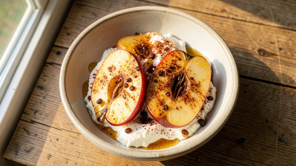 Baked Apple Cinnamon Cottage Cheese Bowl Recipe: Warm Spice Crunch Meets Creamy Protein