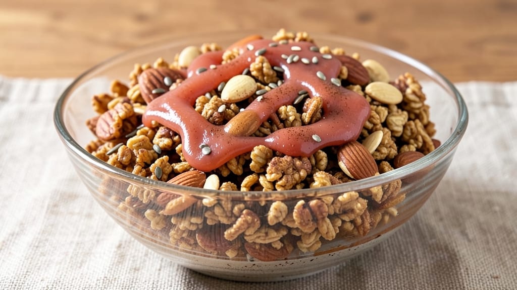 Apple Sauce Granola Recipe: Nutty Crunch With Apple Pie Flavor