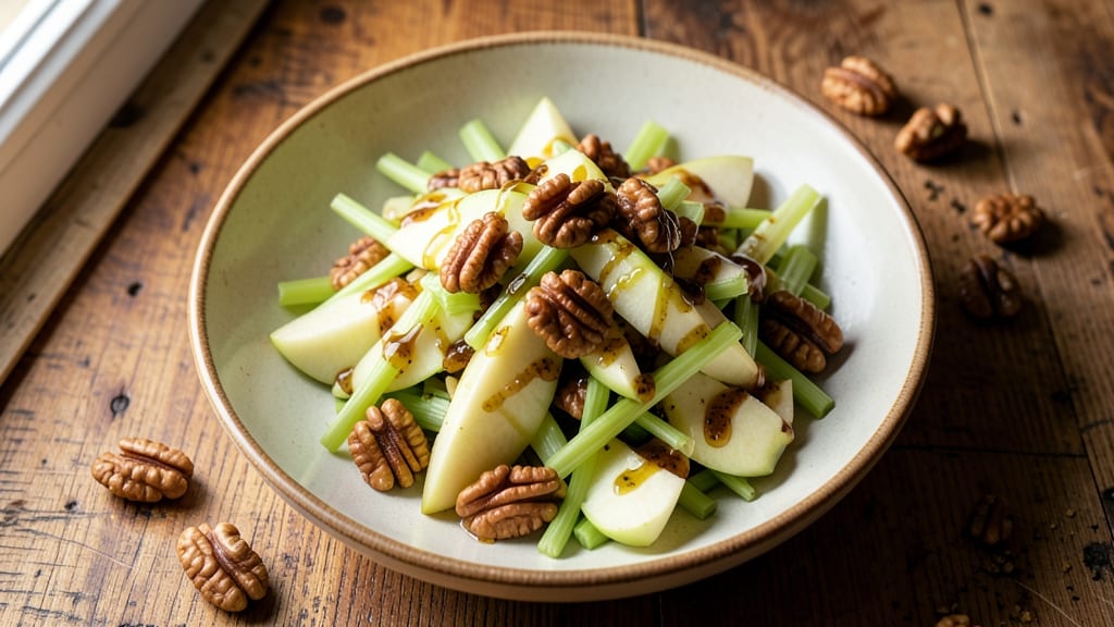 Old Chicago Apple Walnut Salad Recipe: Crisp Celery and Sweet Apple Crunch in Minutes