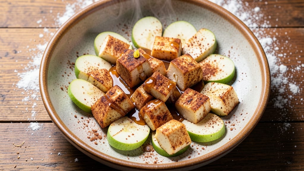 Polish Apple Cheese Recipe: Savory Tart Apples and Creamy Halloumi Bites