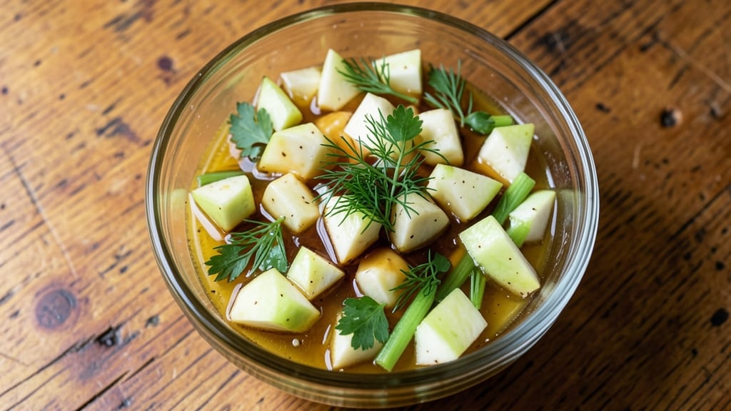 Panera Bread Apple Salad Dressing Recipe: Sweet-Tart Vinaigrette With Celery Crunch