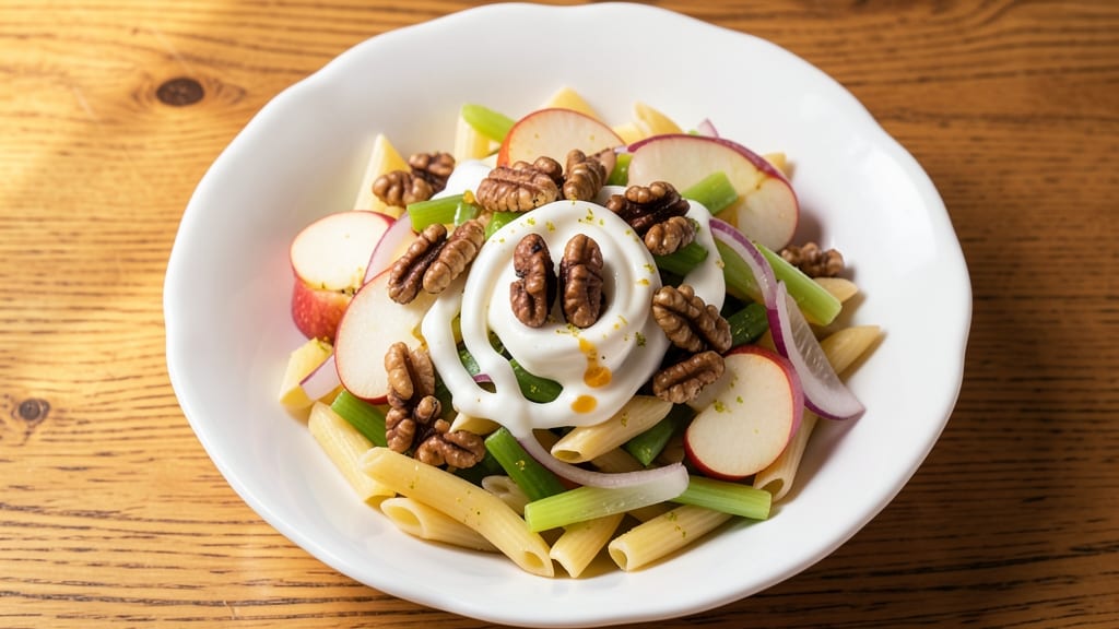 Apple Pasta Salad Recipe: Crunchy Celery and Sweet Apple Harmony