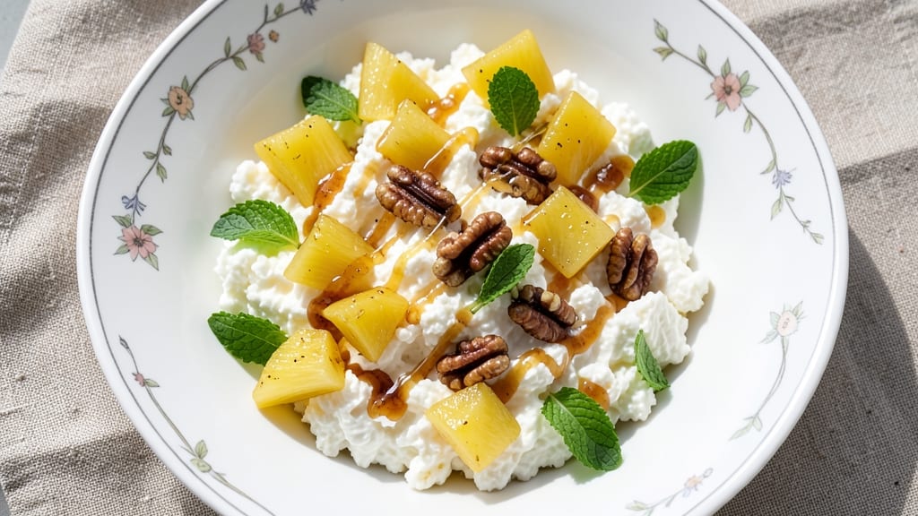 Cottage Cheese and Pineapple Salad Recipe: Tropical Creamy Crunch in Minutes