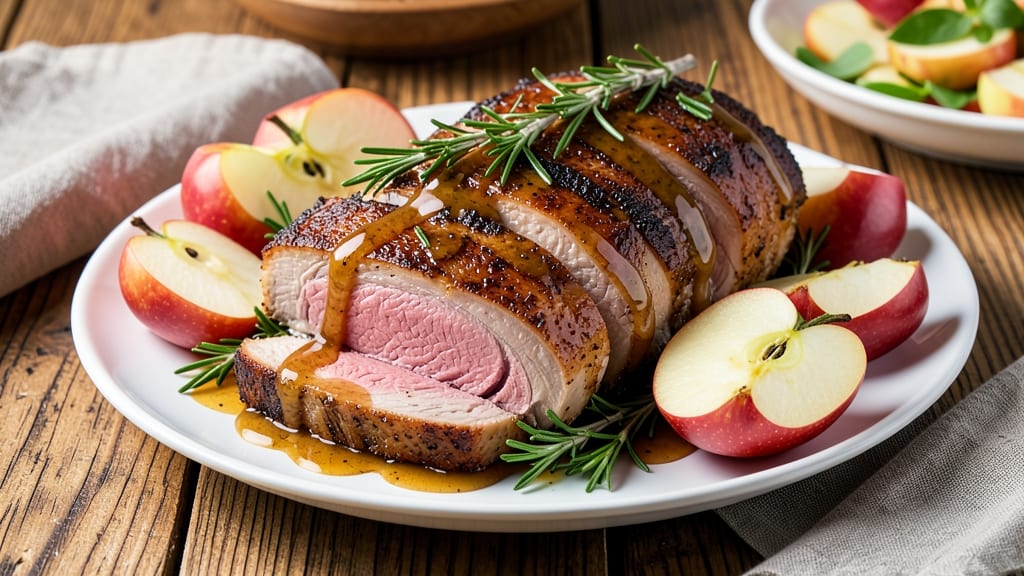 Pork and Apples Oven Recipe: Sweet-Savory Roast With Caramelized Crunch