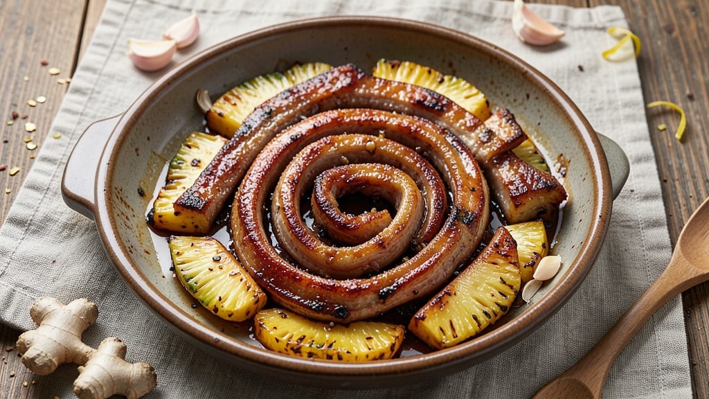 Pork Ribs Wrapped Around Pineapple Recipe: Oven-Baked Sweet-Savory Fusion