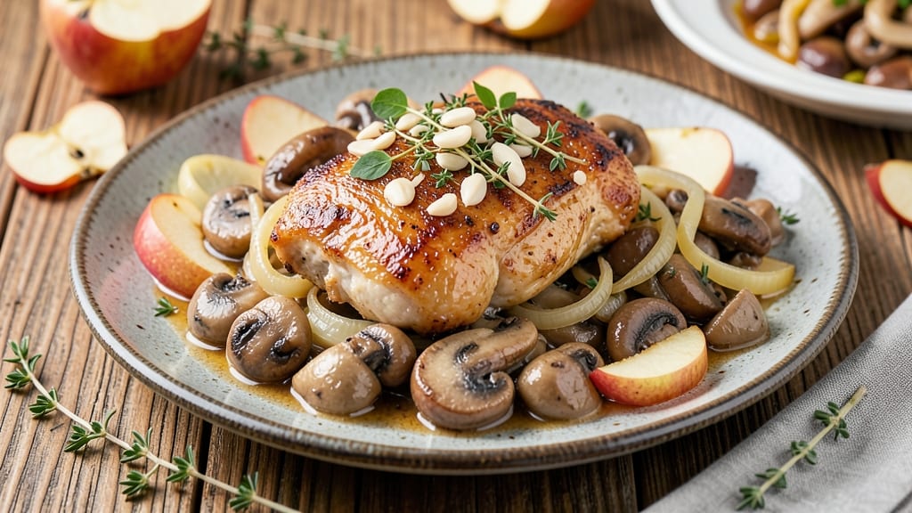 Chicken Apple Mushroom Recipe: Savory-Sweet One-Pan Harmony