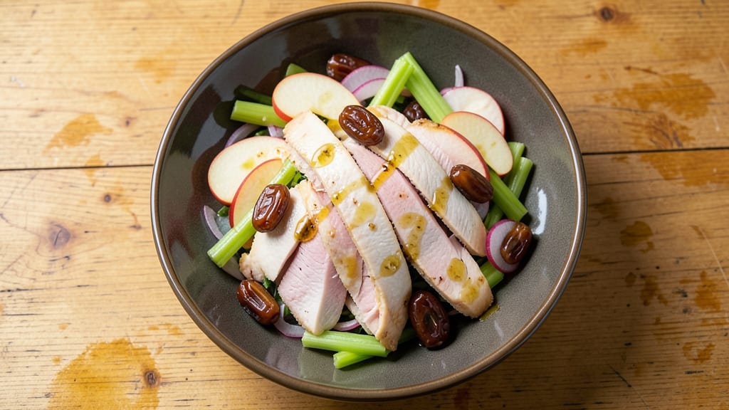 Apple Date Chicken Salad Recipe: Sweet-Savory Bites With Celery Crunch