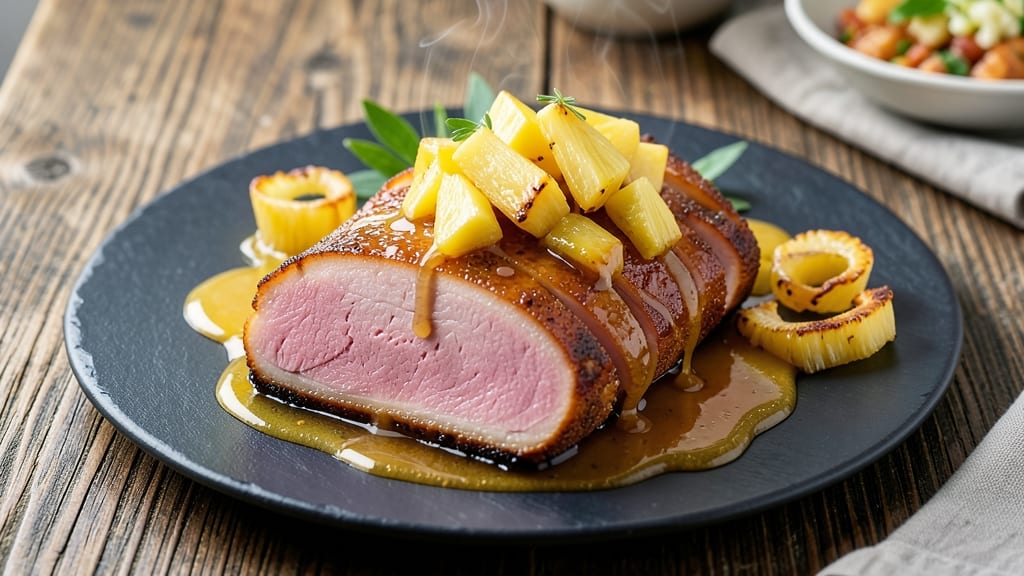Pork Ham With Pineapple Recipe: Glazed Sweetness That Caramelizes Every Bite