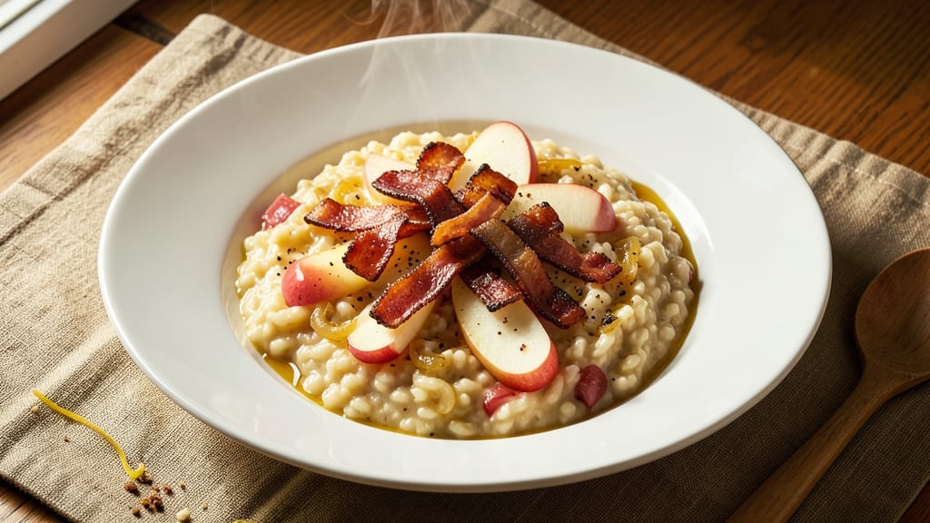 Apple Bacon Risotto Recipe: Smoky Sweet Crunch in Creamy Bites