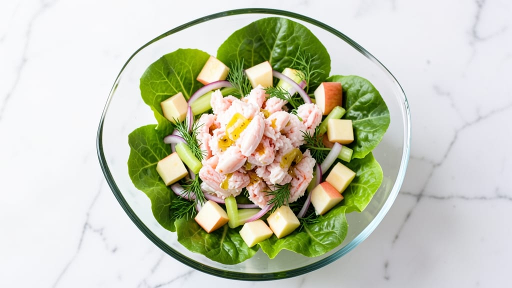 Crab and Apple Salad Recipe: Sweet-Tart Bite with Crunchy Celery Crunch
