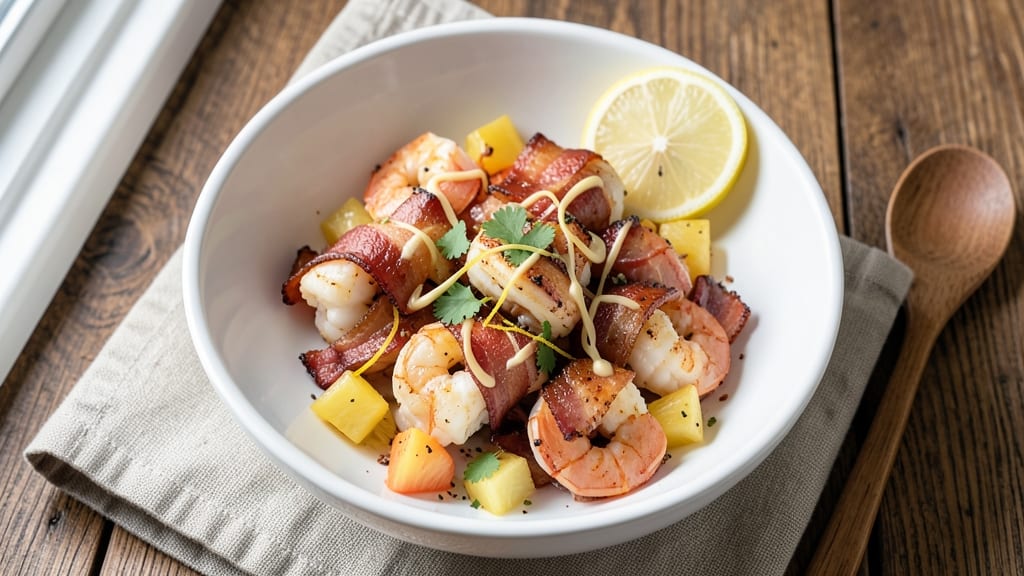 Bacon-Wrapped Pineapple Shrimp Recipe: Sweet-Savory Bites in 20 Minutes